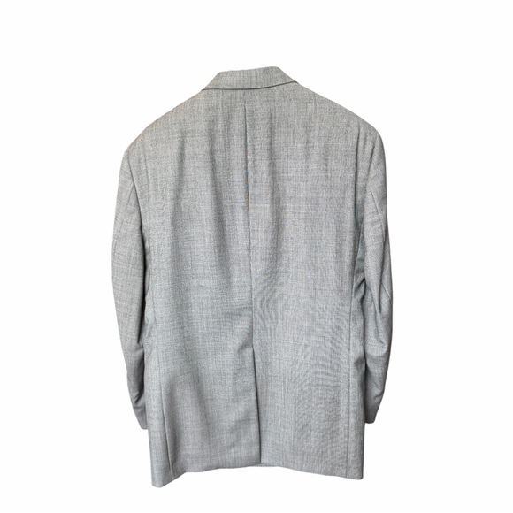 Vintage Burberrys Wool Suit Mens 42R Gray 2 Piece Blazer Pants - Picture 4 of 14